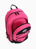 Рюкзак школьный на молнии, с карманами, размер 33×18×45 см, чёрный/розовый - Фото 9