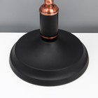 Настольная лампа "Банкер" Е27 40Вт черный медь 20х26х36см - Фото 7