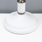 Настольная лампа "Банкер" Е27 40Вт белый латунь 20х26х36см - Фото 7