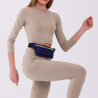 Сумка для бега на молнии, светоотражающие элементы, синяя - Фото 8