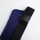 Сумка для бега на молнии, светоотражающие элементы, синяя - Фото 4