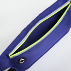 Сумка для бега на молнии, светоотражающие элементы, синяя - Фото 5