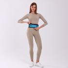 Сумка для бега, 3 отдела на молниях, светоотражающие элементы, отверстие для наушников, 50×0.1×11 см, голубая - Фото 6