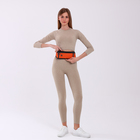 Сумка для бега, 3 отдела на молниях, светоотражающие элементы, отверстие для наушников, 50×0.1×11 см, оранжевая - Фото 2