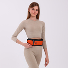 Сумка для бега, 3 отдела на молниях, светоотражающие элементы, отверстие для наушников, 50×0.1×11 см, оранжевая - Фото 4