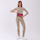 Сумка для бега, 3 отдела на молниях, светоотражающие элементы, отверстие для наушников, 50×0.1×11 см, розовая - Фото 3