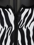 Чехол на чемодан на колёсах, 28" (L), с принтом зебра, чёрный - Фото 8