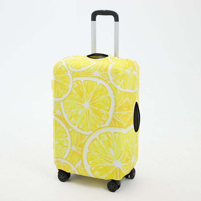 Чехол для чемодана Лимоны 20", 32*23*48, желтый