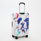 Чехол для чемодана 24", цвет белый/разноцветный - фото 9345316