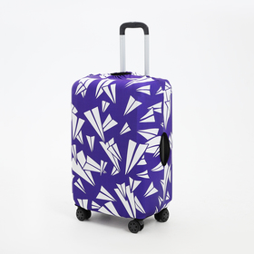 Чехол для чемодана Самолет 20", 32*23*48, фиолетовый
