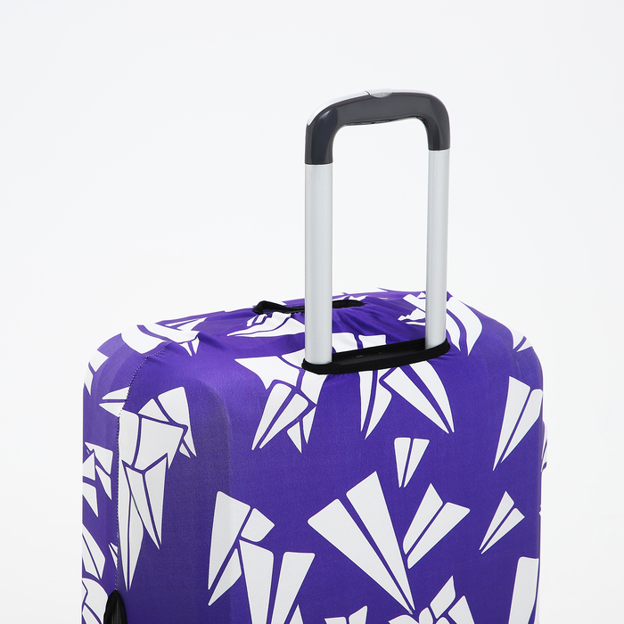 Чехол для чемодана Самолет 20", 32*23*48, фиолетовый