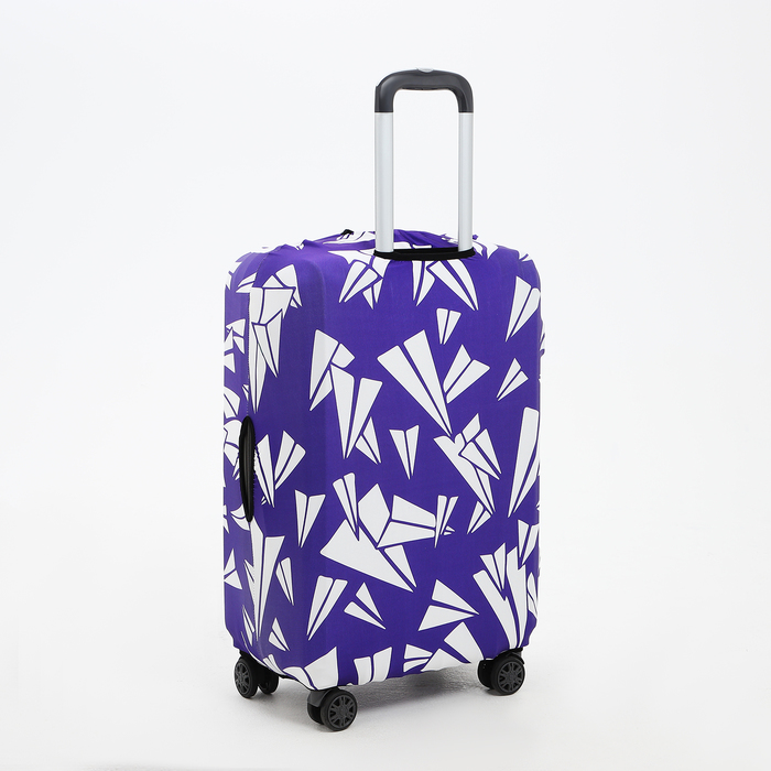 Чехол для чемодана Самолет 24", 38*28*59, фиолетовый