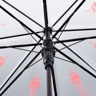 Зонт - трость полуавтоматический «Париж», 8 спиц, R = 46 см, рисунок МИКС - Фото 11