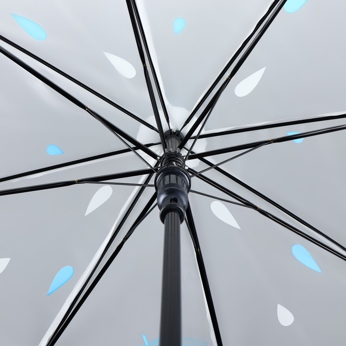 Зонт - трость полуавтоматический «Мелкие зонтики», 8 спиц, R = 45 см, рисунок МИКС - фото 1908074247
