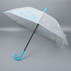 Зонт - трость полуавтоматический «Мелкие зонтики», 8 спиц, R = 45 см, рисунок МИКС - Фото 4