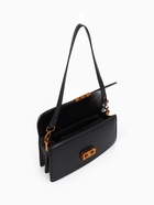 Сумка женская мессенджер TEXTURA на клапане, 26×8.5×14 см, чёрная - Фото 4