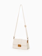 Сумка женская мессенджер TEXTURA на клапане, 26×8.5×14 см, молочная - Фото 16