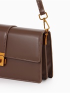 Сумка женская мессенджер TEXTURA на клапане, 26×8.5×14 см, коричневая - Фото 8