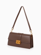 Сумка женская мессенджер TEXTURA на клапане, 26×8.5×14 см, коричневая - Фото 10