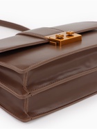 Сумка женская мессенджер TEXTURA на клапане, 26×8.5×14 см, коричневая - Фото 5