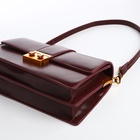 Сумка женская на клапане TEXTURA, средний размер, цвет тёмно-коричневый - Фото 7