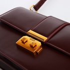 Сумка женская на клапане TEXTURA, средний размер, цвет тёмно-коричневый - Фото 6