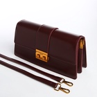 Сумка женская на клапане TEXTURA, средний размер, цвет тёмно-коричневый - Фото 5