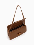 Сумка женская мессенджер TEXTURA на клапане, 26×8.5×14 см, светло-коричневая - Фото 4