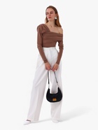 Сумка женская багет TEXTURA на молнии, 24×6.5×13 см, чёрная - Фото 14