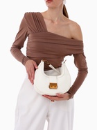 Сумка женская багет TEXTURA на молнии, 24×6.5×13 см, молочная - Фото 10