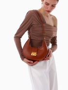 Сумка женская багет TEXTURA на молнии, 24×6.5×13 см, рыжая - Фото 2