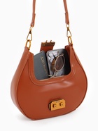 Сумка женская багет TEXTURA на молнии, 24×6.5×13 см, рыжая - Фото 3