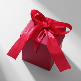 Коробочка подарочная «Презент» 6×6, розовый