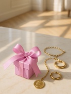 Коробочка подарочная складная «Презент», 6×6×6 см, сиреневый - Фото 1