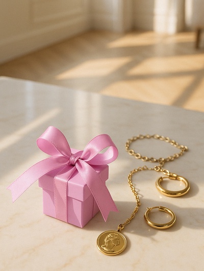 Коробочка подарочная складная «Презент», 6×6×6 см, сиреневый