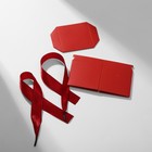 Коробочка подарочная складная «Презент», 6×6×6 см, красный - Фото 3