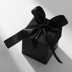 Коробочка подарочная «Презент» 6×6, чёрный