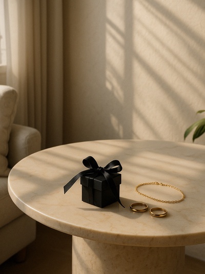 Коробочка подарочная складная «Презент», 6×6×6 см, черный