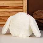 Мягкая игрушка «Зайка с персиком», 20 см, цвет белый - Фото 3