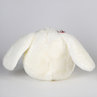 Мягкая игрушка «Зайка с персиком», 20 см, цвет белый - Фото 4
