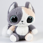 Мягкая игрушка «Котик», 23 см, цвет серый - фото 321129787
