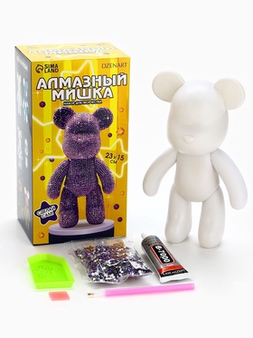 Алмазная мозаика на фигурке 