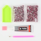 Алмазная мозаика на фигурке с полным заполнением «Зайка», розовый - Фото 7