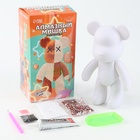 Алмазная мозаика на фигурке с полным заполнением «Медведь», бежевый коричневый - Фото 5