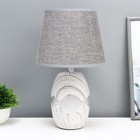Настольная лампа "Кассиопея" Е14 40Вт серый 20х20х33 см - фото 4251477