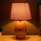 Настольная лампа "Кассиопея" Е14 40Вт коричневый 20х20х33 см - Фото 2