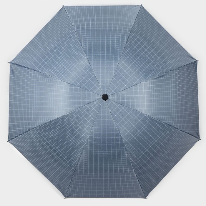 Зонт механический «Мелкая клетка», эпонж, 4 сложения, 8 спиц, R = 47 см, цвет МИКС - фото 1884548732