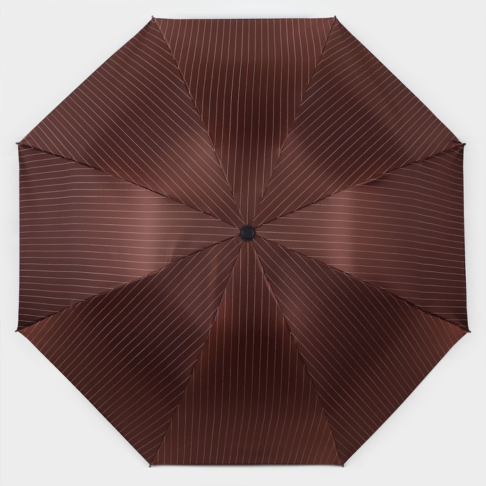 Зонт механический «Мелкая полоска», эпонж, 4 сложения, 8 спиц, R = 47 см, цвет МИКС - фото 1883065551