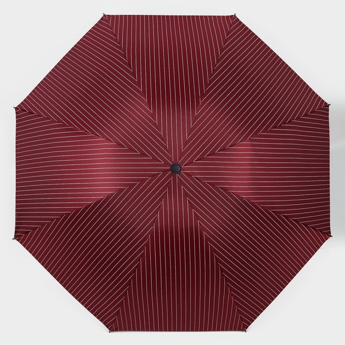 Зонт механический «Мелкая полоска», эпонж, 4 сложения, 8 спиц, R = 47 см, цвет МИКС - фото 1883065553