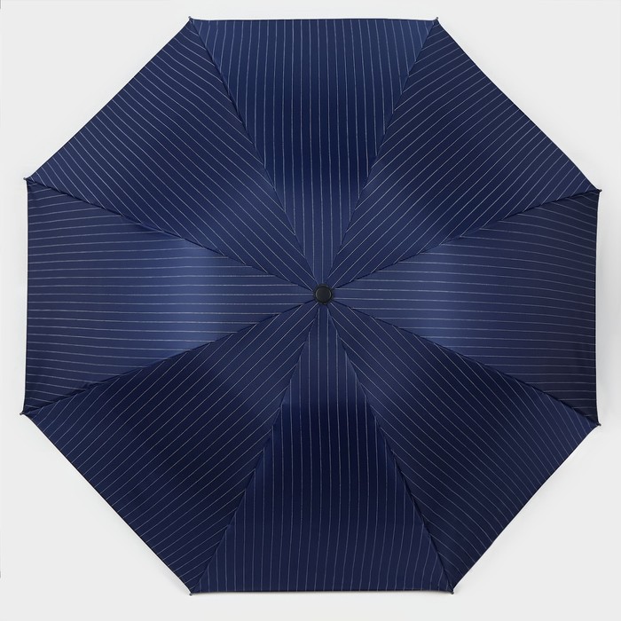 Зонт механический «Мелкая полоска», эпонж, 4 сложения, 8 спиц, R = 47 см, цвет МИКС - фото 1883065550